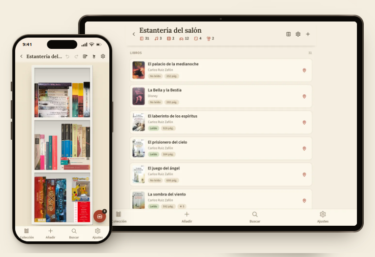 Screenshot of Leja app